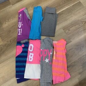 🌟 Play-Ready Girls Size 5 Clothing Bundle – Long Sleeves + Leggings! 🌟